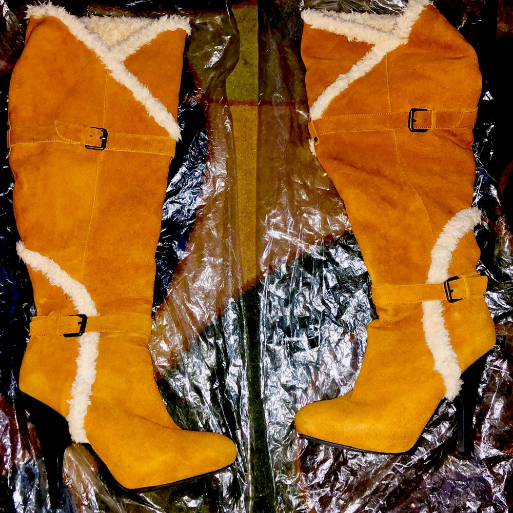 Wool-lined Boots by H by Halston